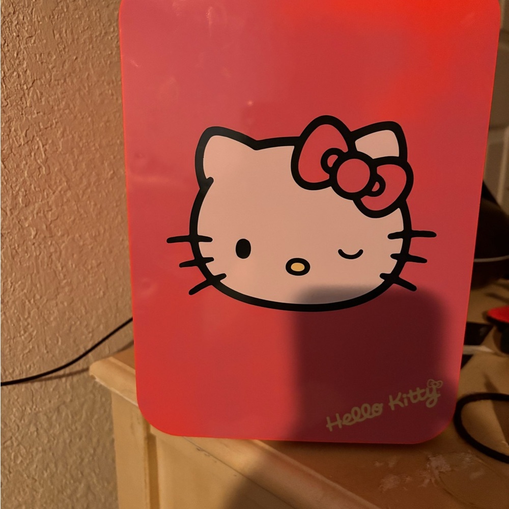 Hello kitty fridge.